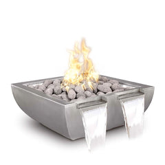 Avalon Stainless Steel Fire and Water Bowl - Twin Spill - GardensGenie