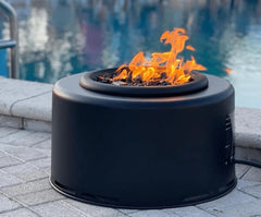 HPC Black Portable Sport Propane Fire Pit - GardensGenie