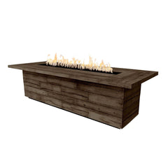 Laguna 120 - Inch Rectangular Fire Table GFRC - GardensGenie