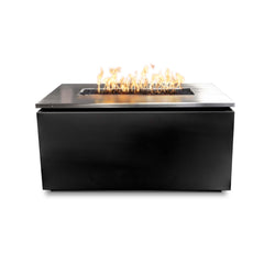 Merona 46x22 - Inch Linear Powder Coated Steel Gas Fire Pit - GardensGenie