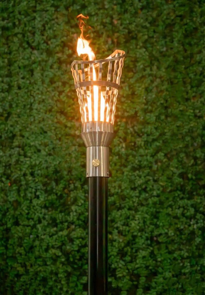 Roman Original TOP Fire Torch and Post - GardensGenie