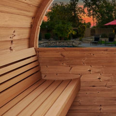 SaunaLife Model E8W Sauna Barrel - Window - GardensGenie