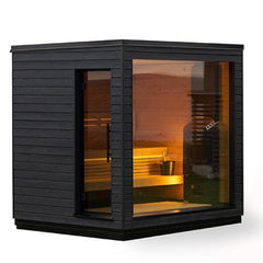 SaunaLife Model G6 Pre - Assembled Outdoor Home Sauna - GardensGenie