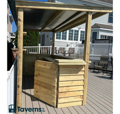 Taverns To Go - Outdoor Bar Half - Door Upgrades - GardensGenie