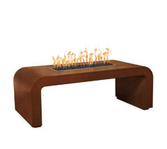 The Outdoor Plus - Calabasas Metal Fire Pit - Match Lit - GardensGenie