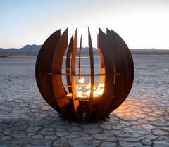 The Outdoor Plus - The Nova Fire Sculpture - GardensGenie