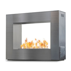 The Williams Fireplace Stainless Steel - GardensGenie