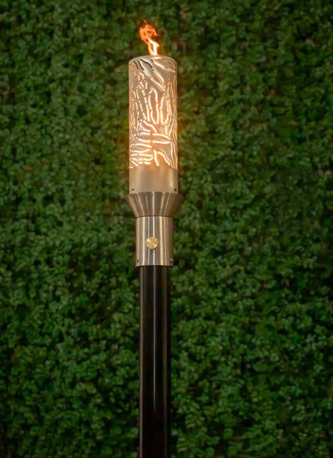 Tropical Original TOP Fire Torch and Post - GardensGenie