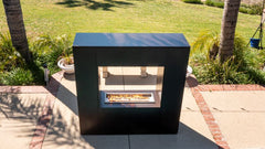 Williams Ready To Finish Outdoor Gas Fireplace - Scupper - GardensGenie